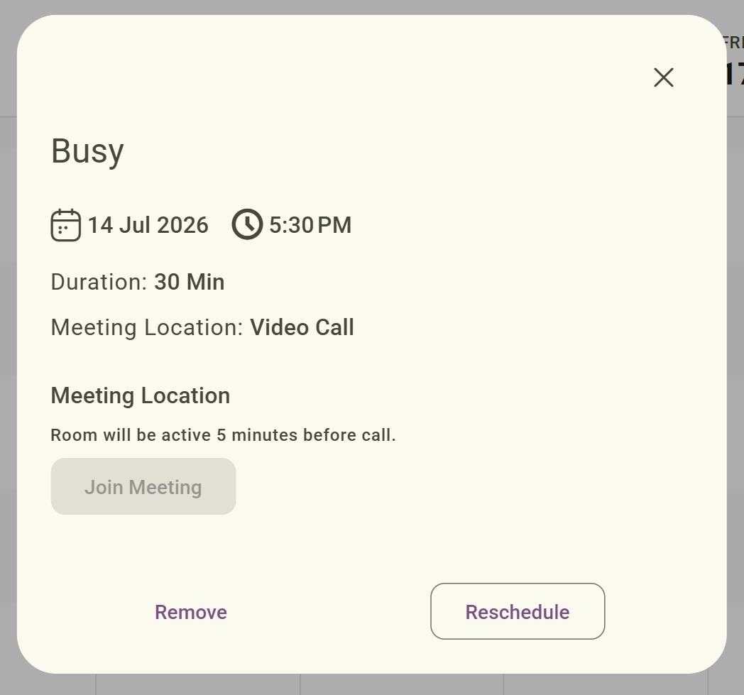 block event screenshot